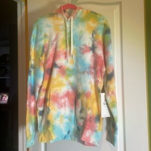 Feat unisex BB hoodie pastel/pebble small multicolor pit to pit 22